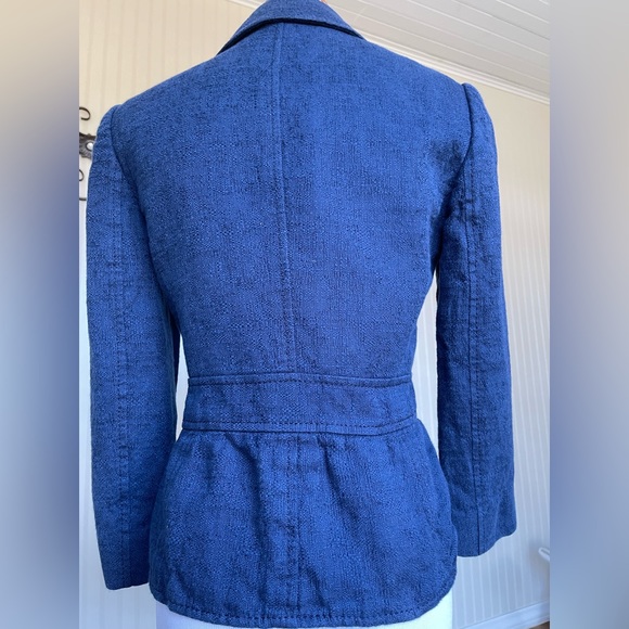 Valentino Roma Women’s Blue Jacket Size 42/6 - Picture 6 of 9